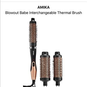 Amika interchangeable blowout brush - like new